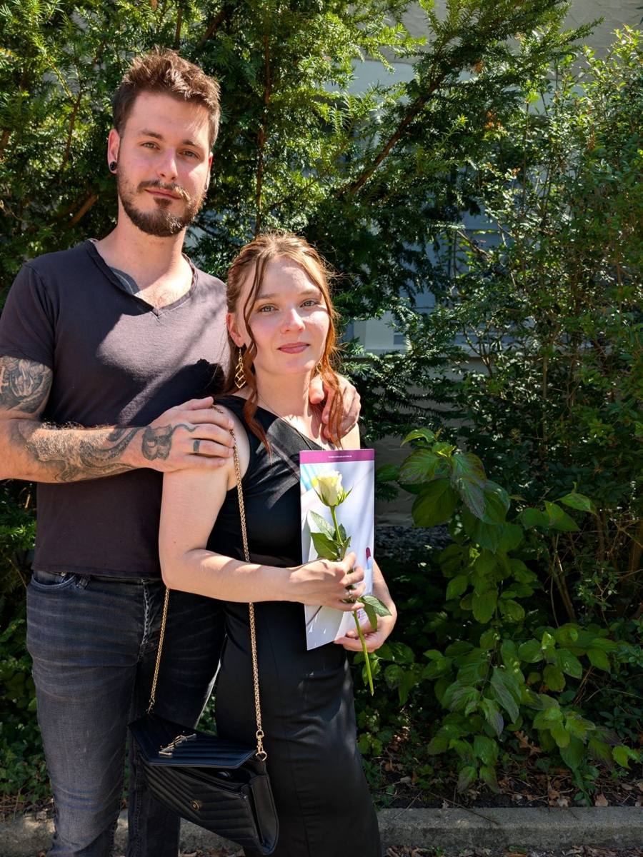 Kim Betcher mit seiner Frau Franziska
